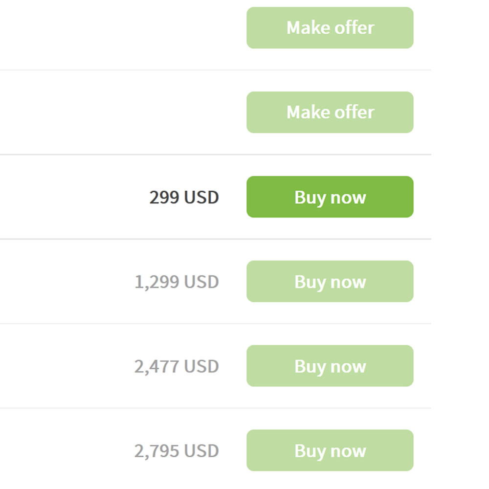 Screenshot Fixed Price